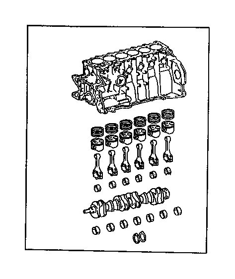 2JZ-GTE OEM Short Block Assembly